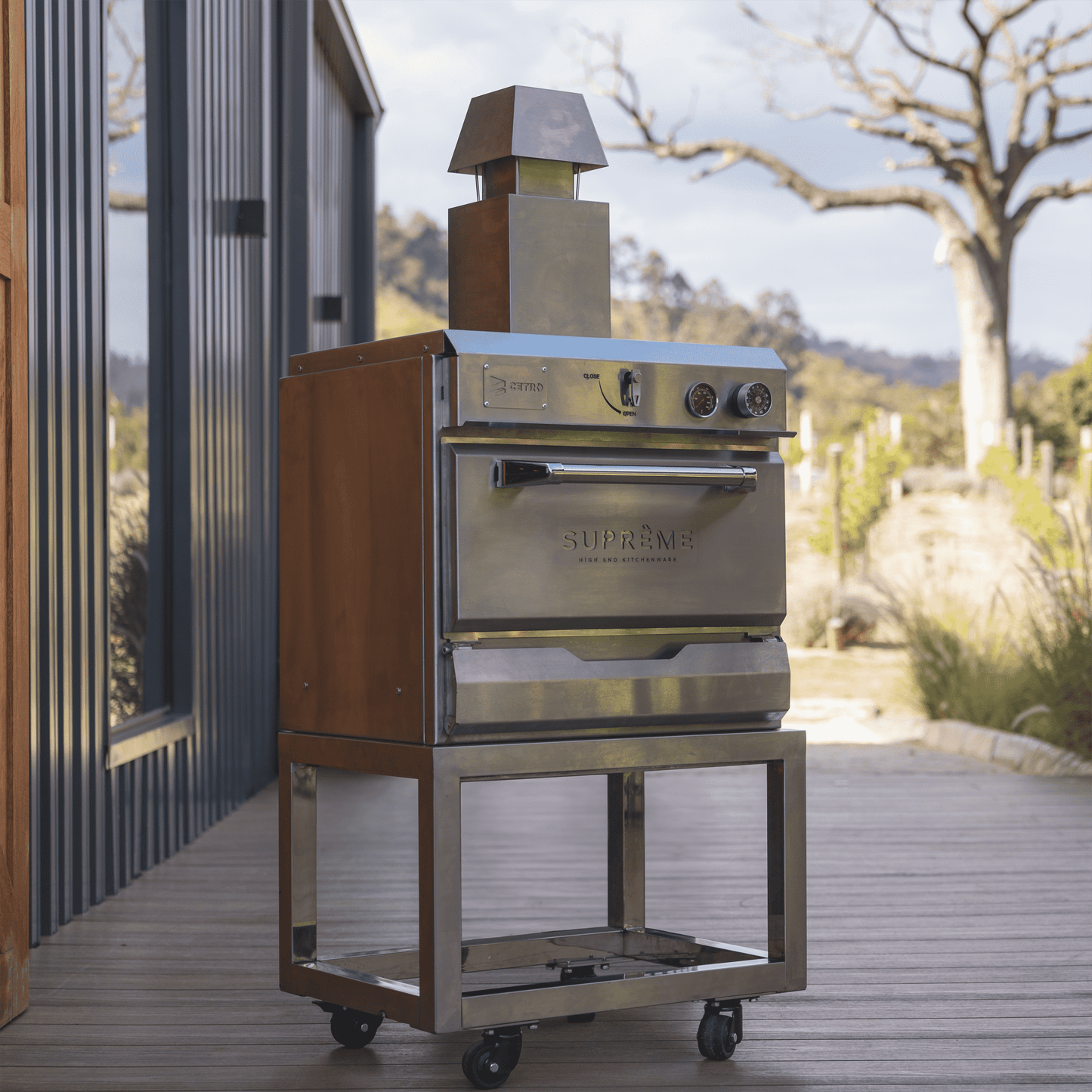 Cetro Charcoal Oven Suprême 430 Stainless Steel