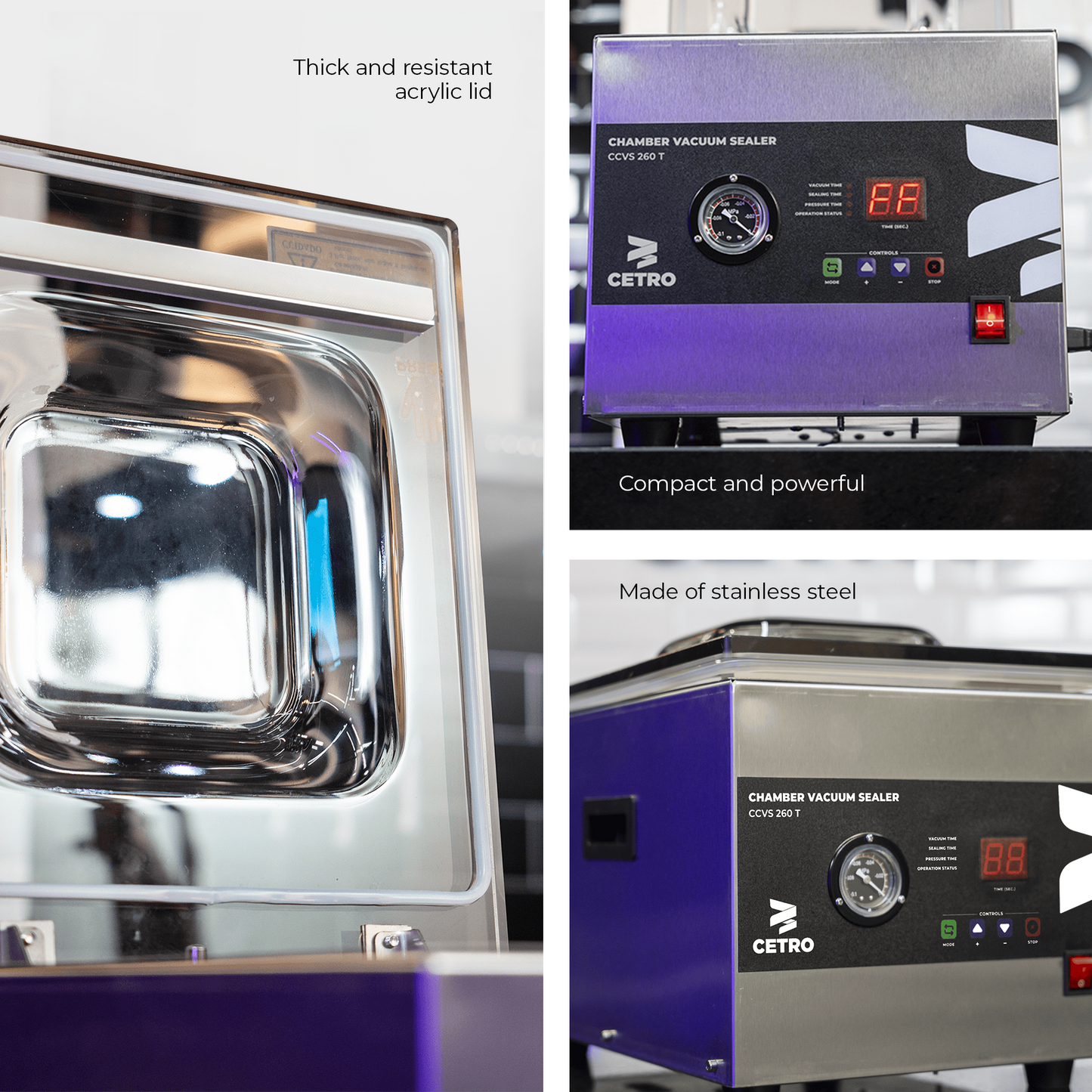 Cetro Chamber Vacuum Sealer CCVS 260 T