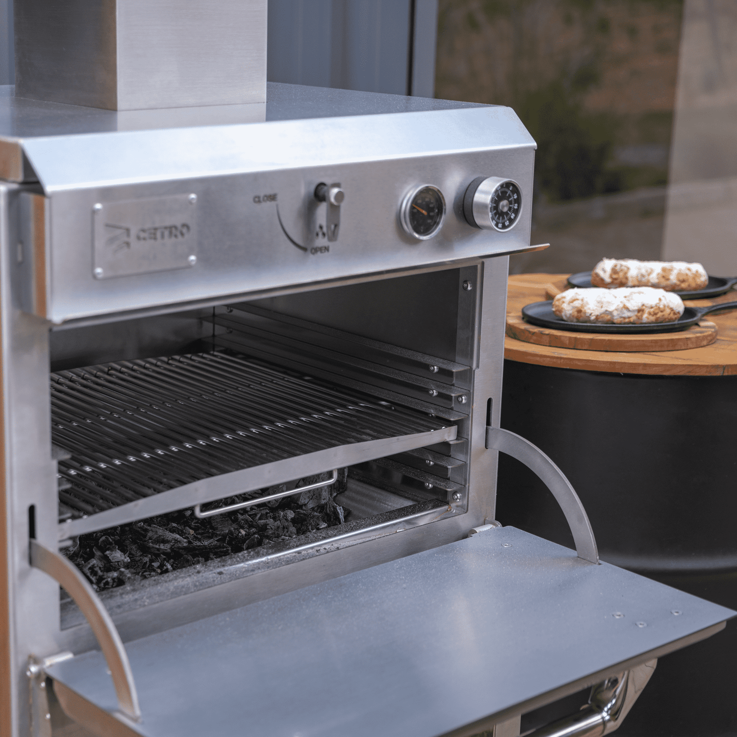 Cetro Charcoal Oven Suprême 430 Stainless Steel