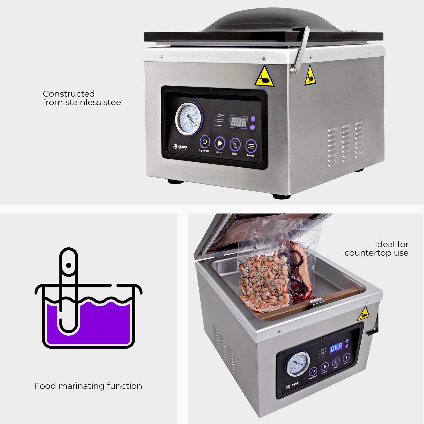 Cetro Chamber Vacuum Sealer CCVS 300 T M