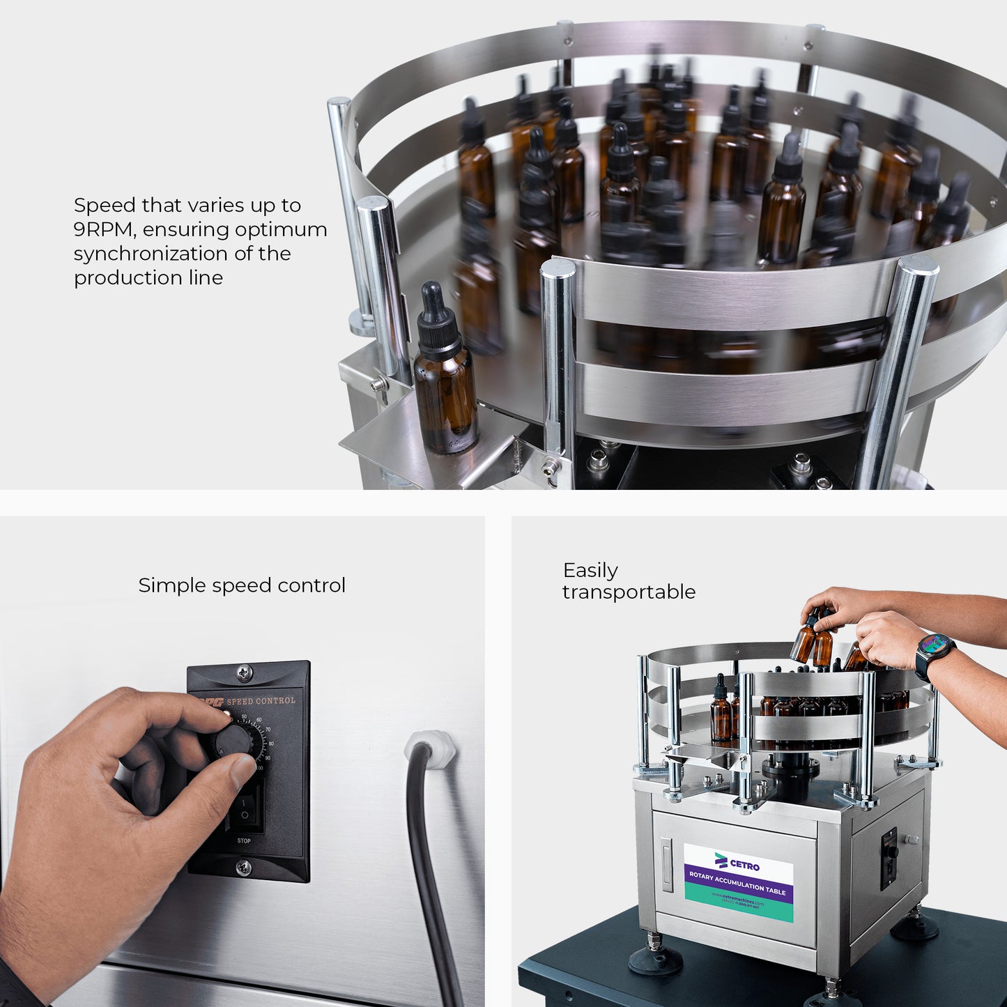 Cetro Rotary Table Machine Accumulator CRT A 500 T