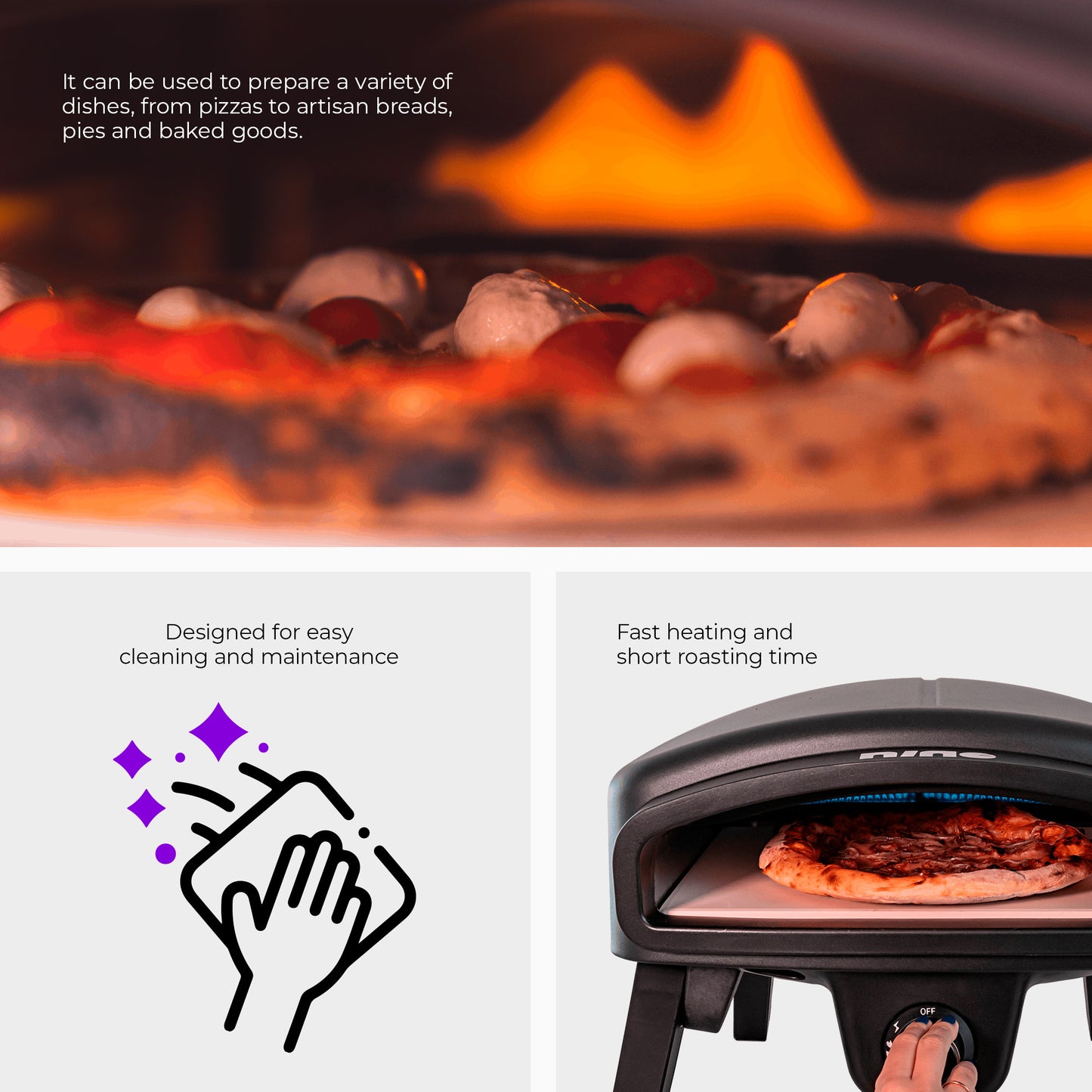 Nino Pizza Oven CFBM PO-355 S G