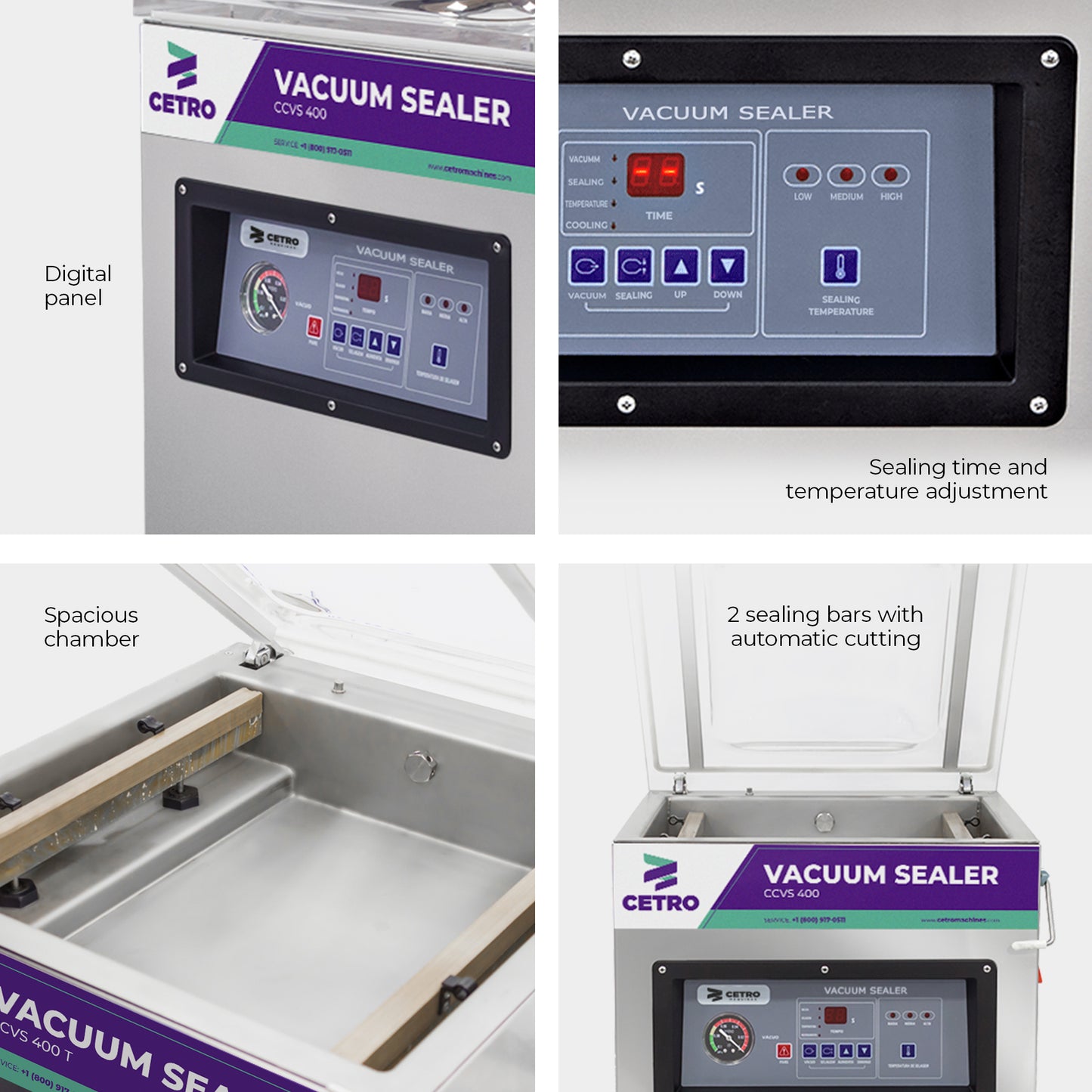 Cetro Chamber Vacuum Sealer CCVS 400