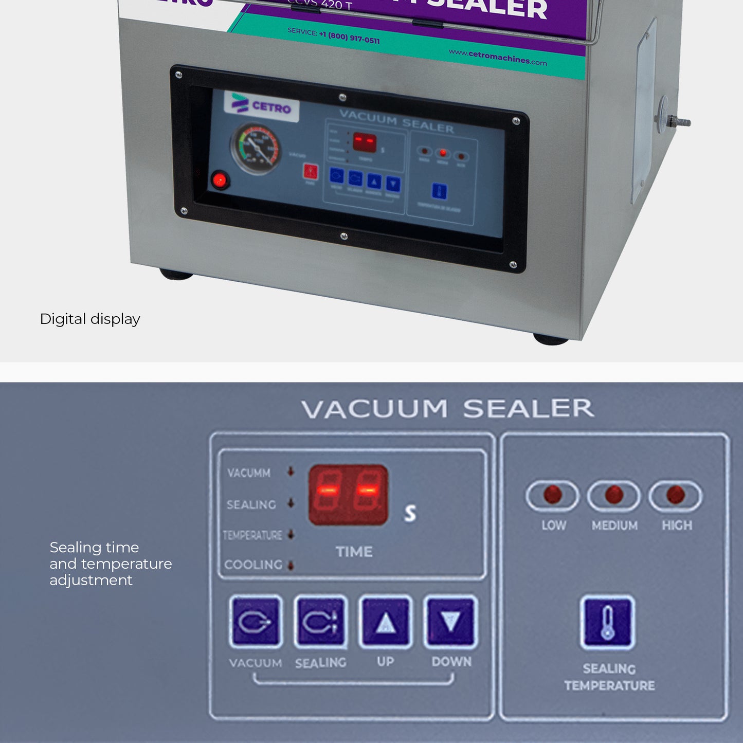 Cetro Chamber Vacuum Sealer CCVS 420 T