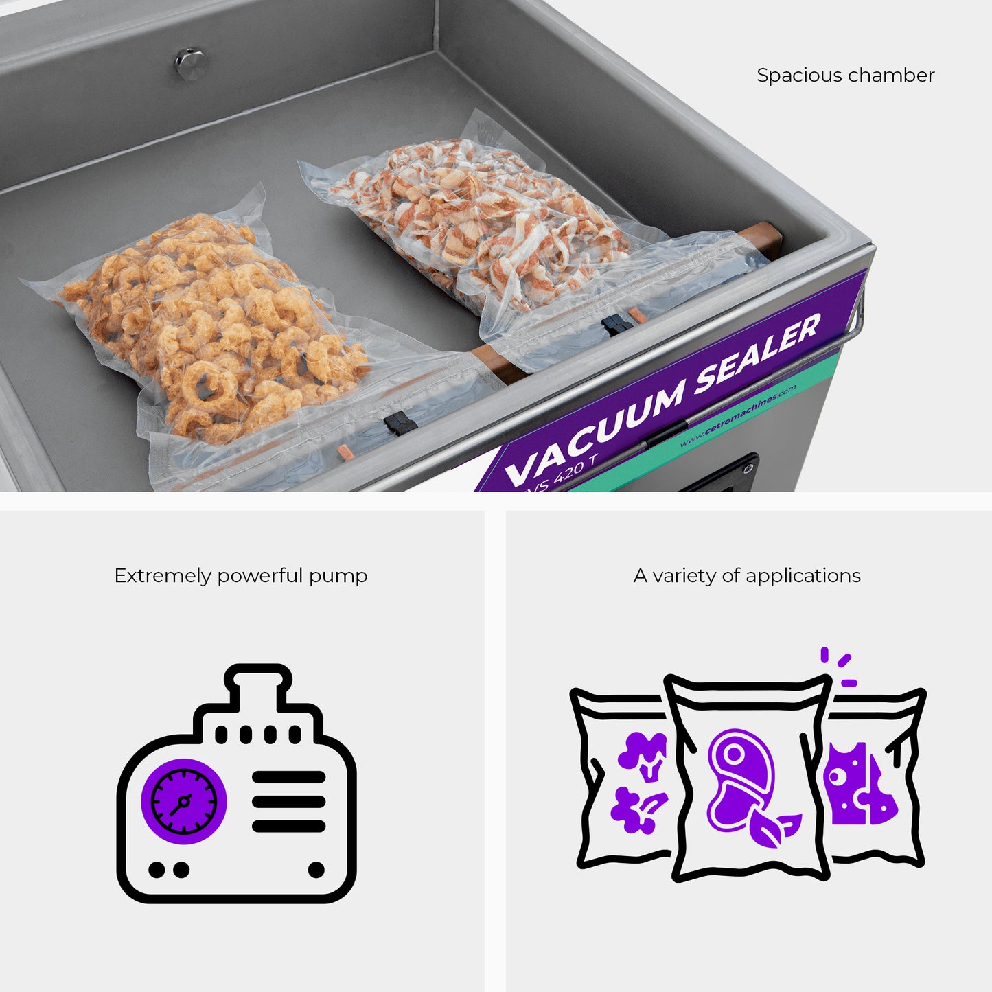 Cetro Chamber Vacuum Sealer CCVS 420 T