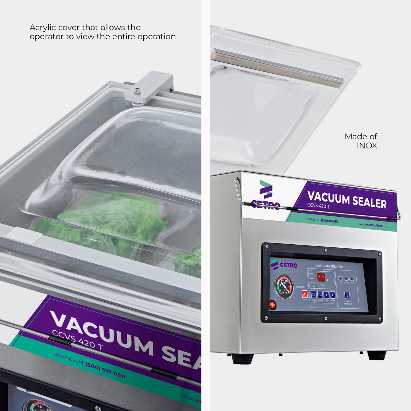 Cetro Chamber Vacuum Sealer CCVS 420 T