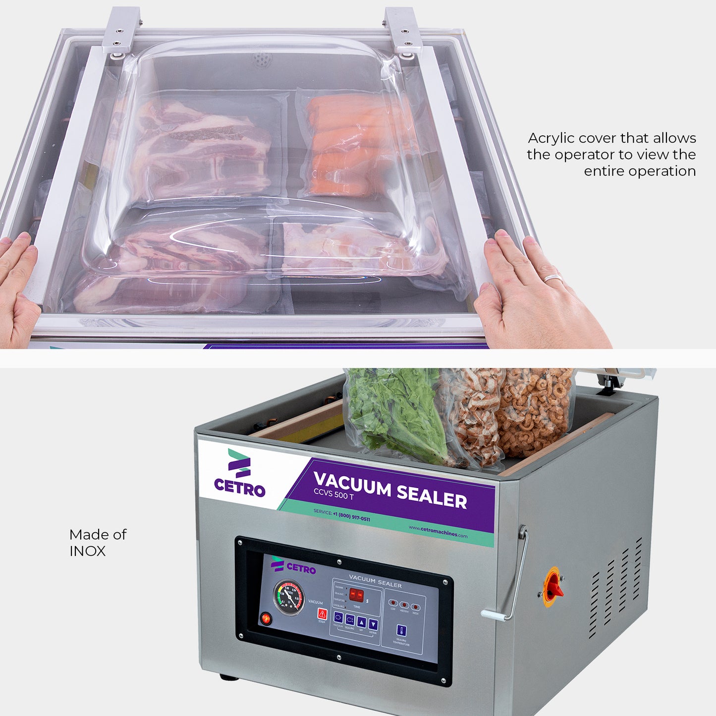 Cetro Chamber Vacuum Sealer CCVS 500 T