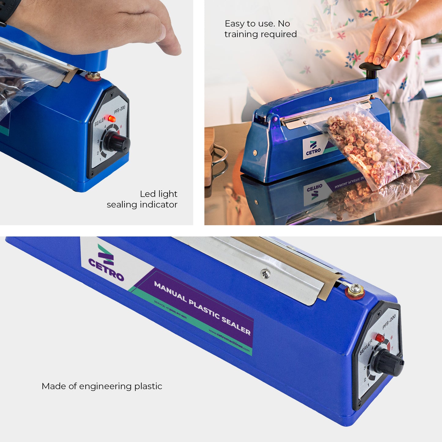 Cetro Manual Sealer Machine CMSM S-200