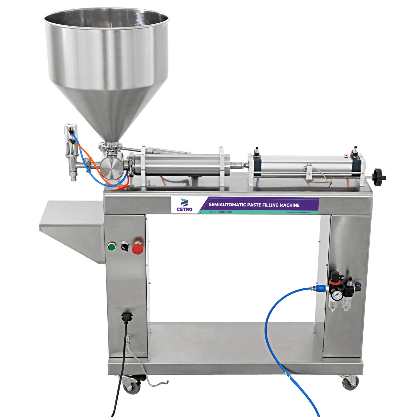 Cetro Semiautomatic Paste Filling Machine CSFM P-1000 PC