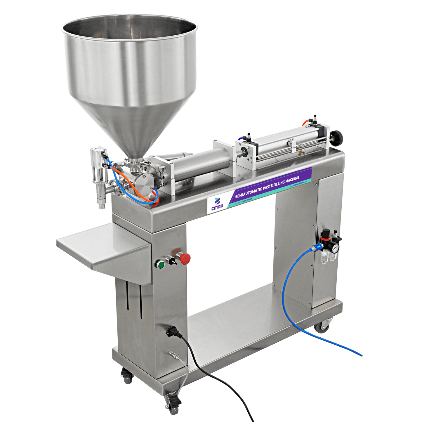 Cetro Semiautomatic Paste Filling Machine CSFM P-1000 PC