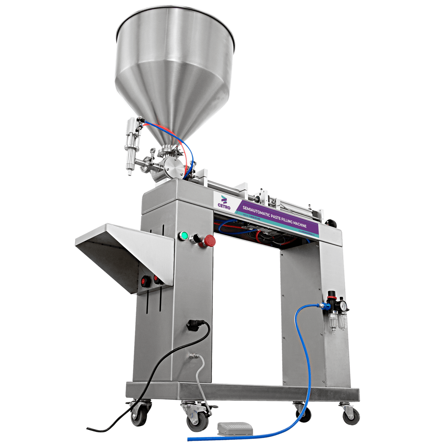 Cetro Semiautomatic Paste Filling Machine CSFM P-1000 PC