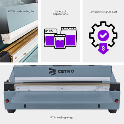 Cetro Semiautomatic Sealer Machine CSS