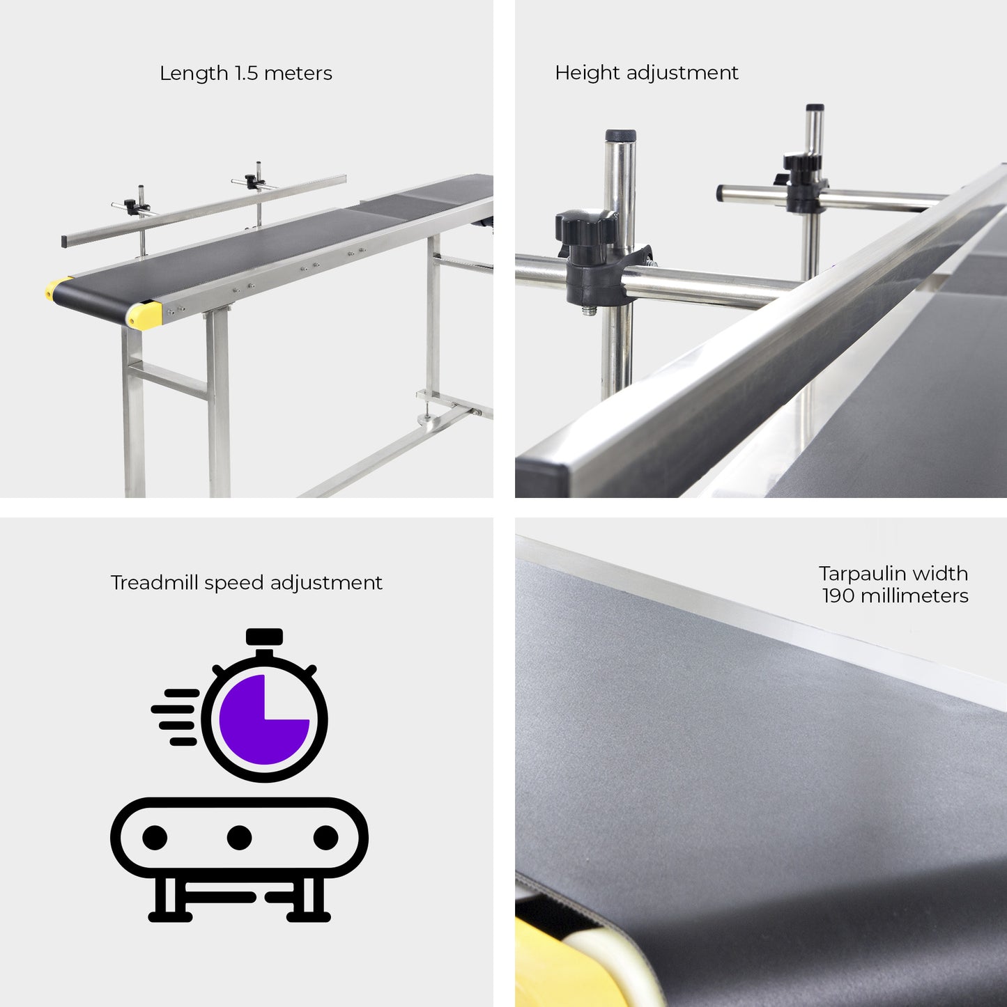 Cetro Transport Conveyor Belt – Inkjet 1.5 m