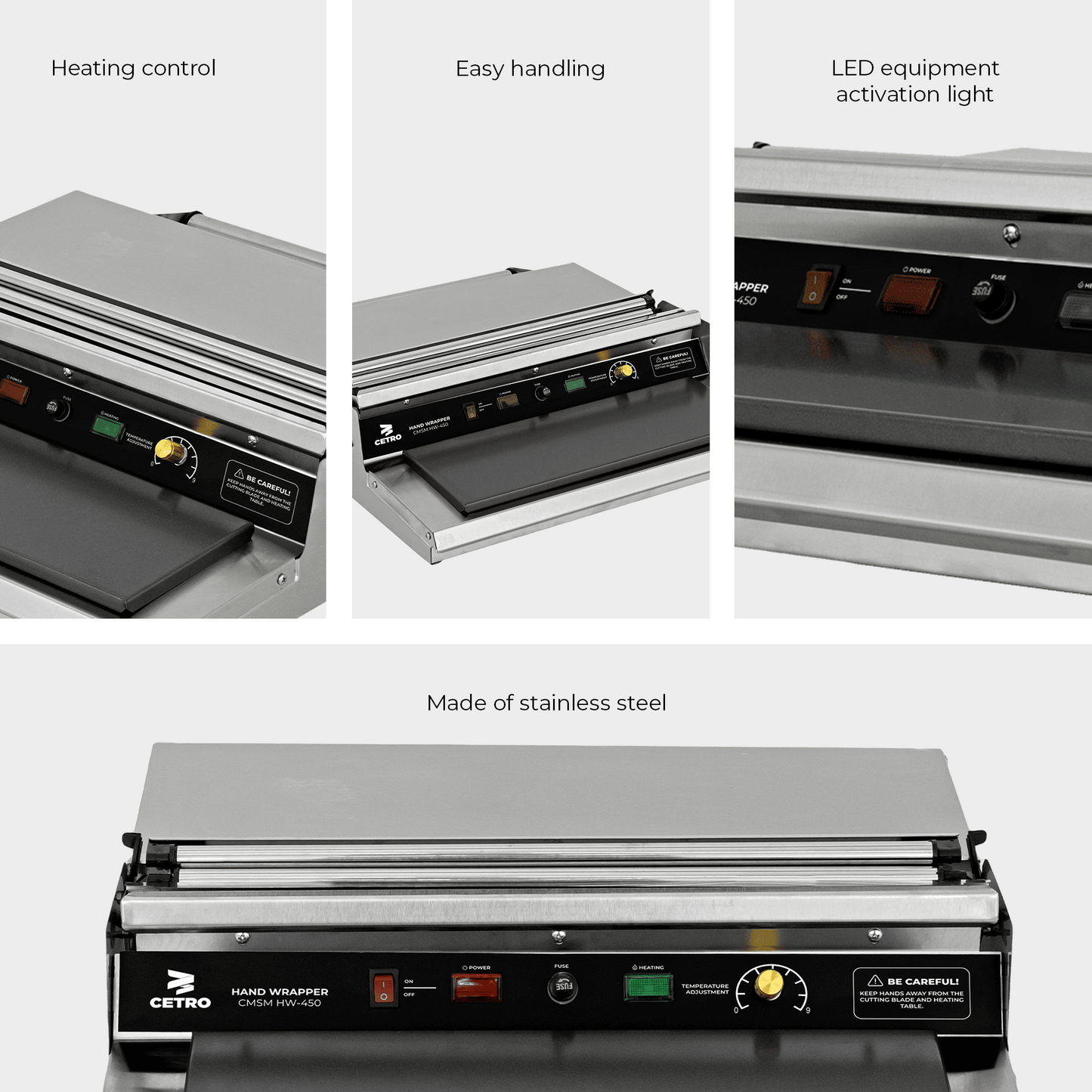 Cetro Hand Wrapper CMSM HW-450