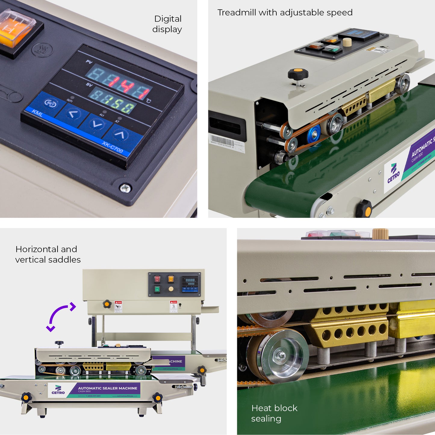 Cetro Automatic Band Sealer Machine CASM 800