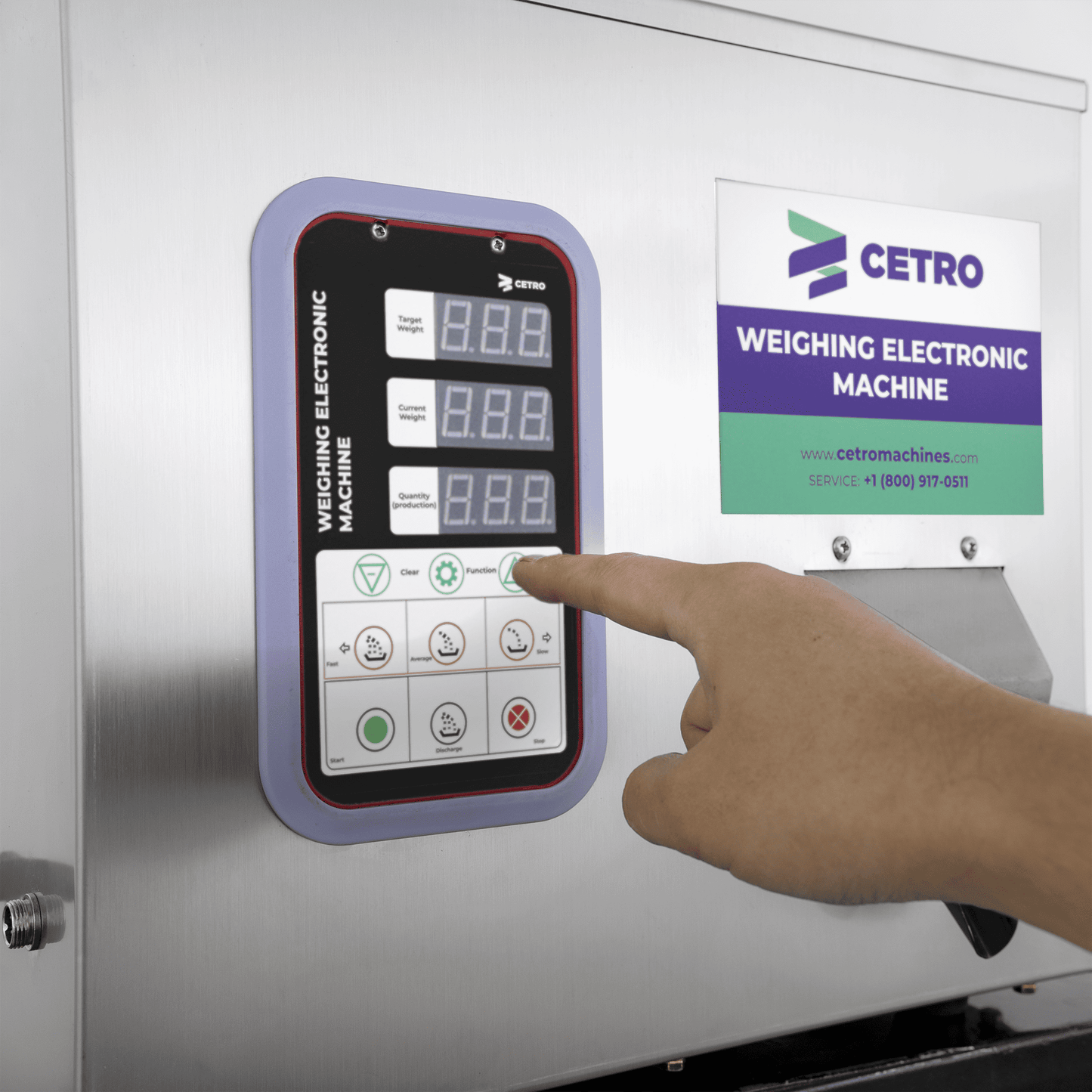 Cetro Semiautomatic Dosing Machine CSDM W-100 T