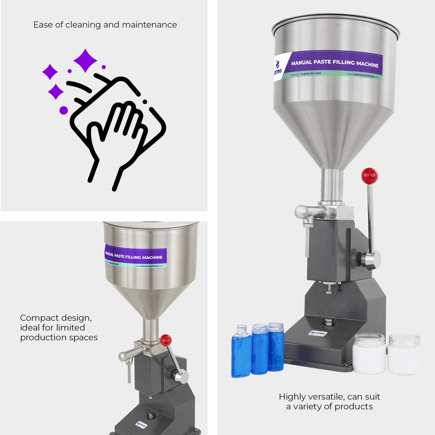 Cetro Manual Filling Machine CMFM P-50 T