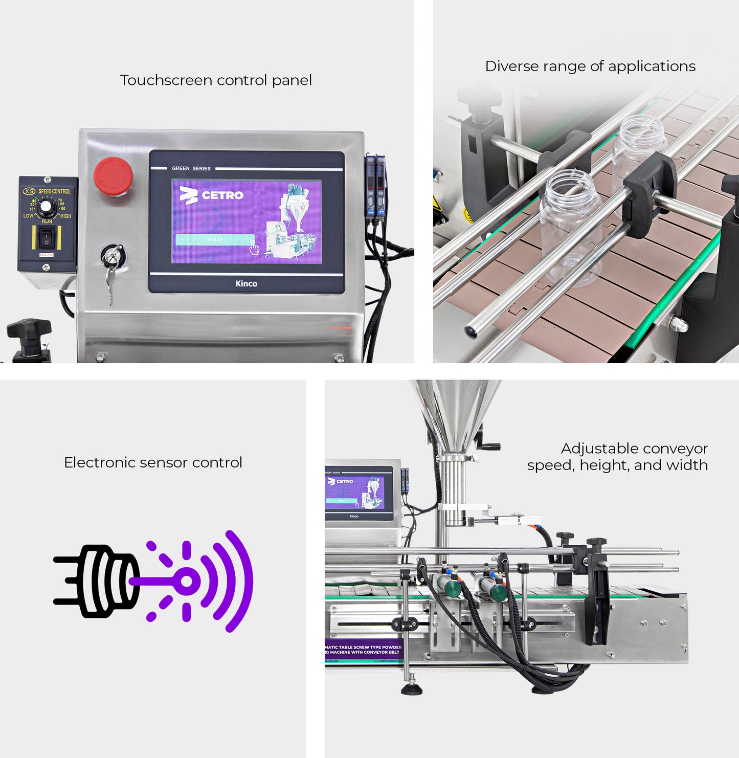 Cetro Automatic Powder Filling Machine CADM VA-500 T C