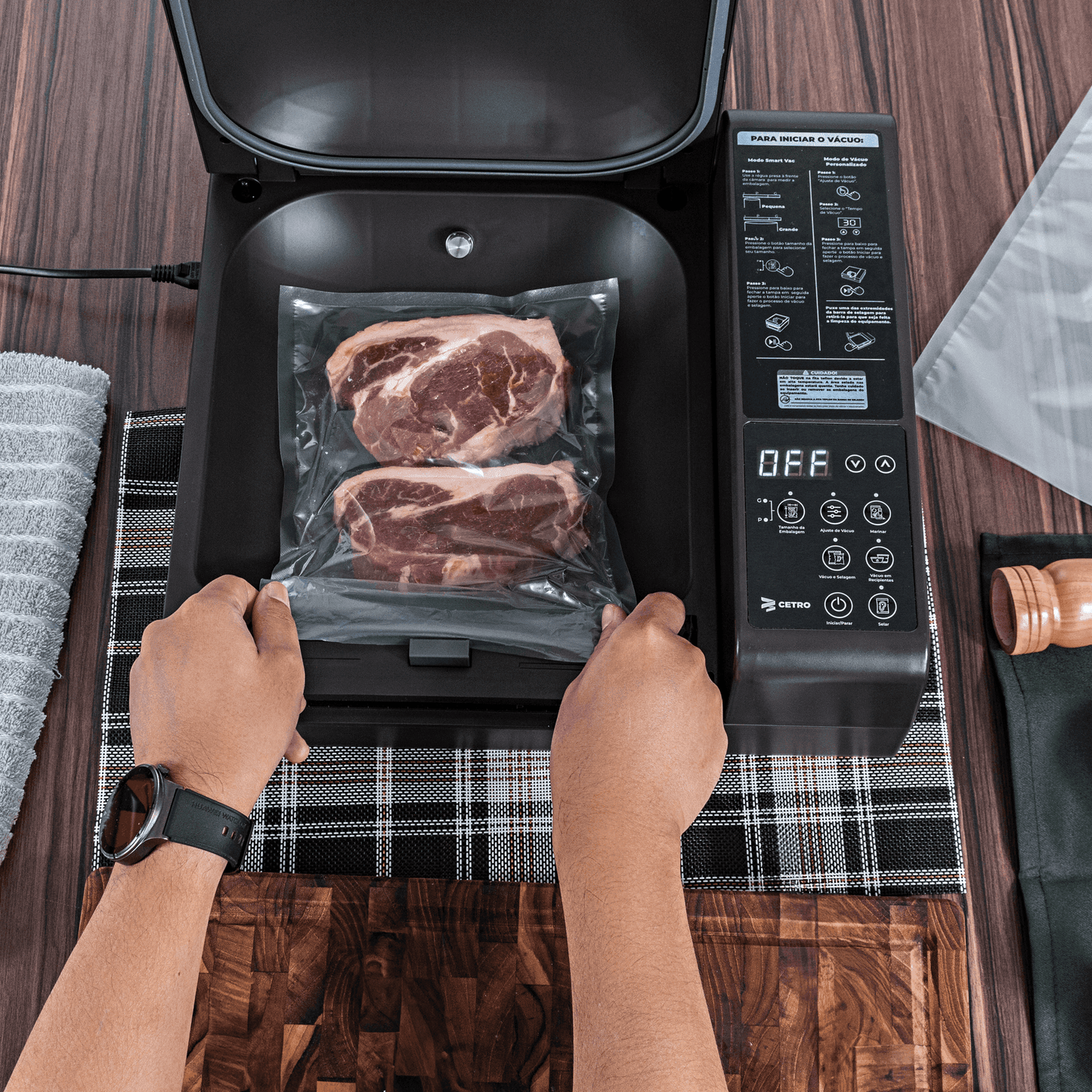 Cetro Suprême Vac Joy Chamber Vacuum Sealer CCVS S-250 J M