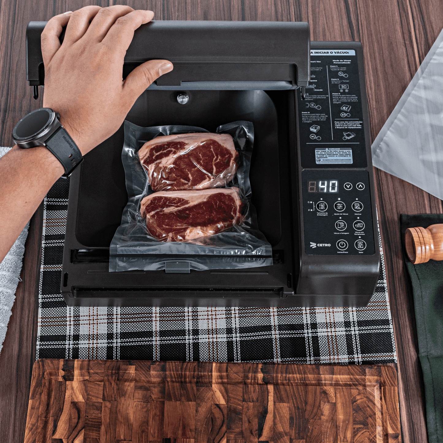 Cetro Suprême Vac Joy Chamber Vacuum Sealer CCVS S-250 J M