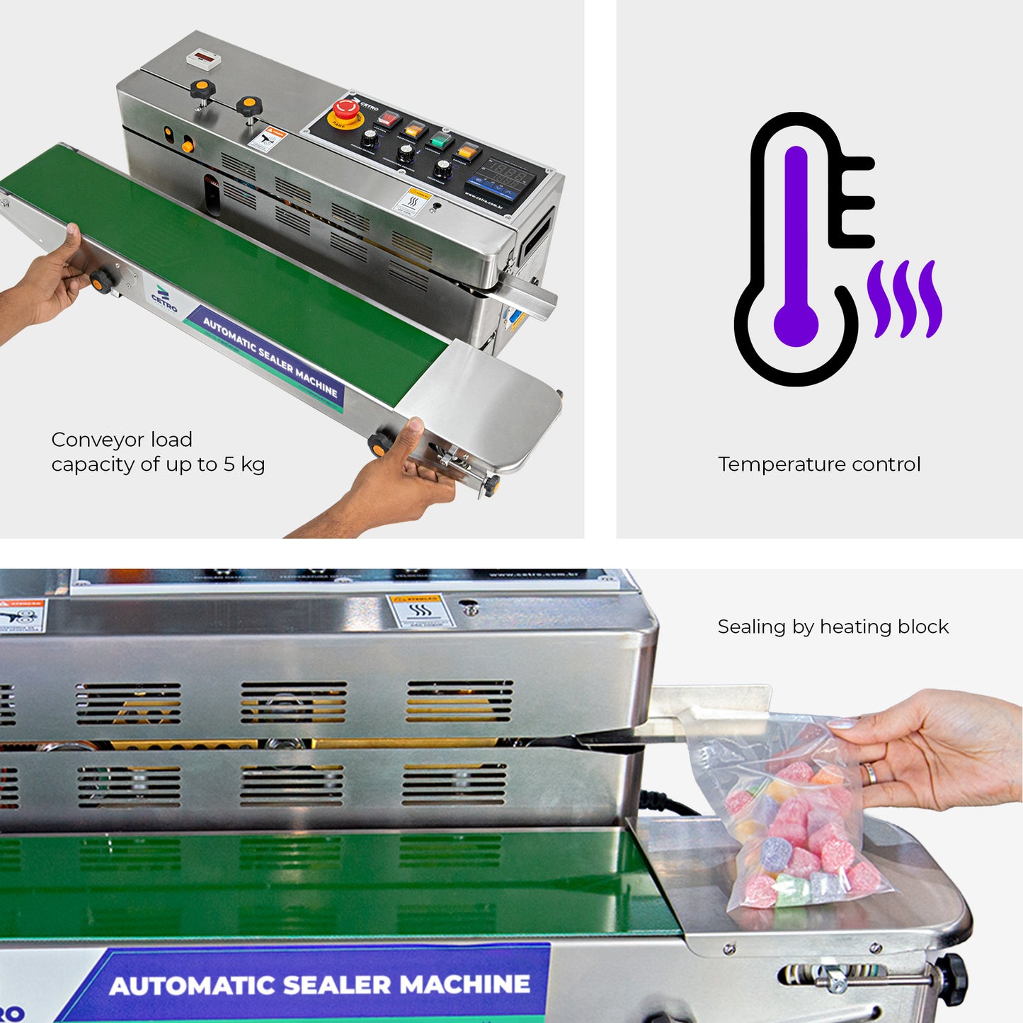 Cetro Automatic Sealer Machine CASM 1000 SS