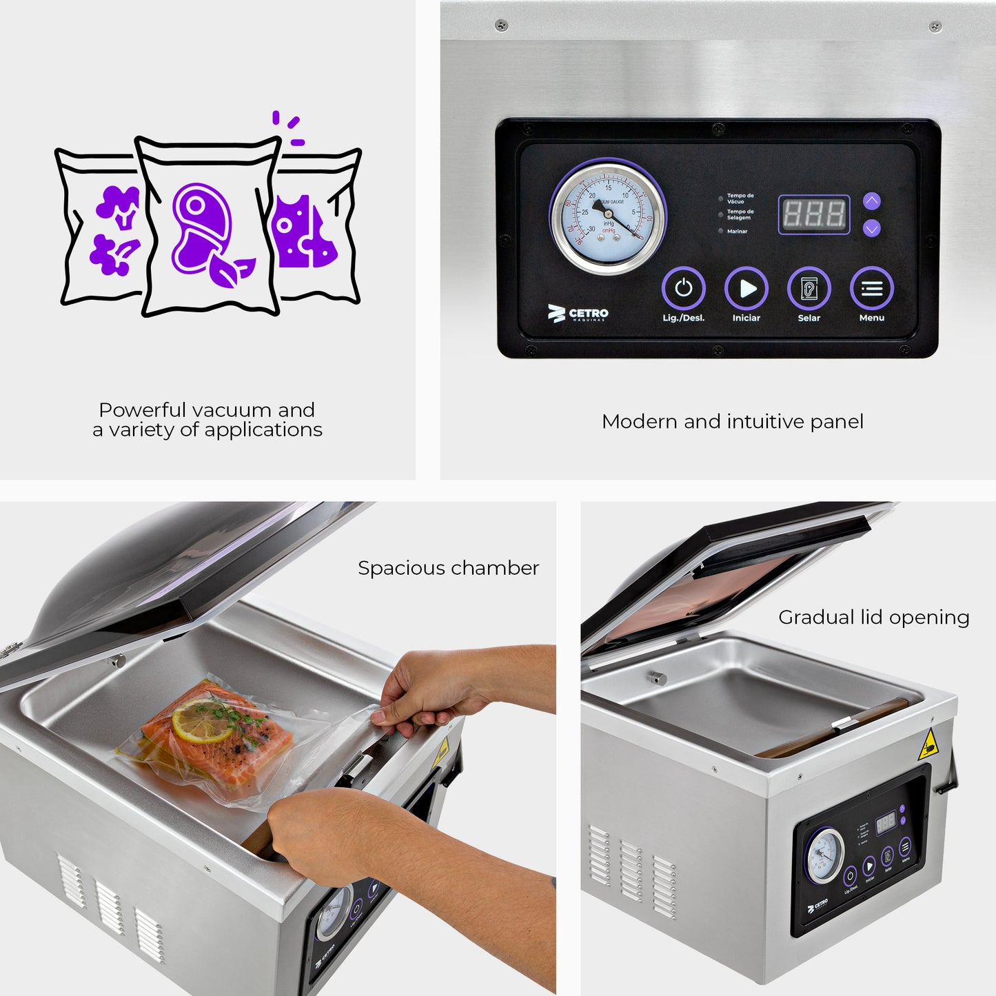 Cetro Chamber Vacuum Sealer CCVS 300 T M
