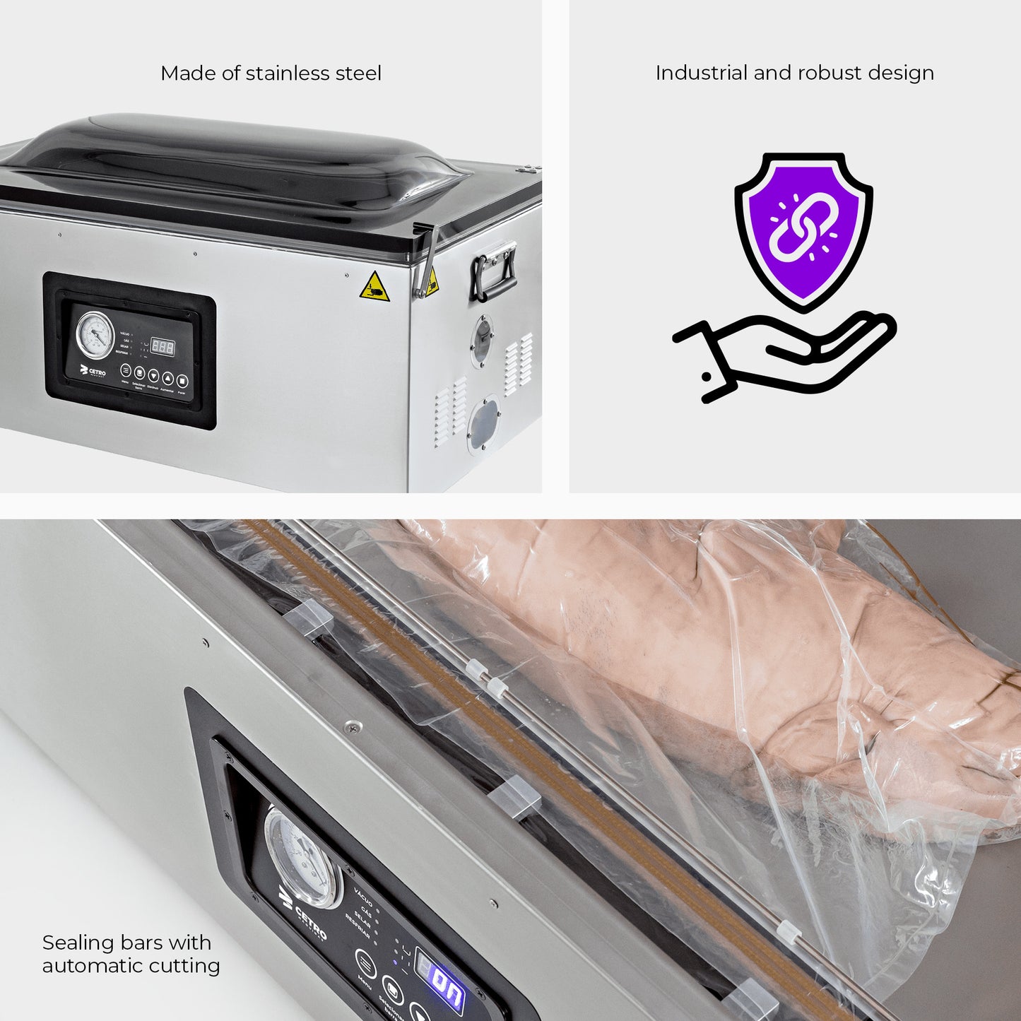 Cetro Chamber Vacuum Sealer CCVS 686 3SB T