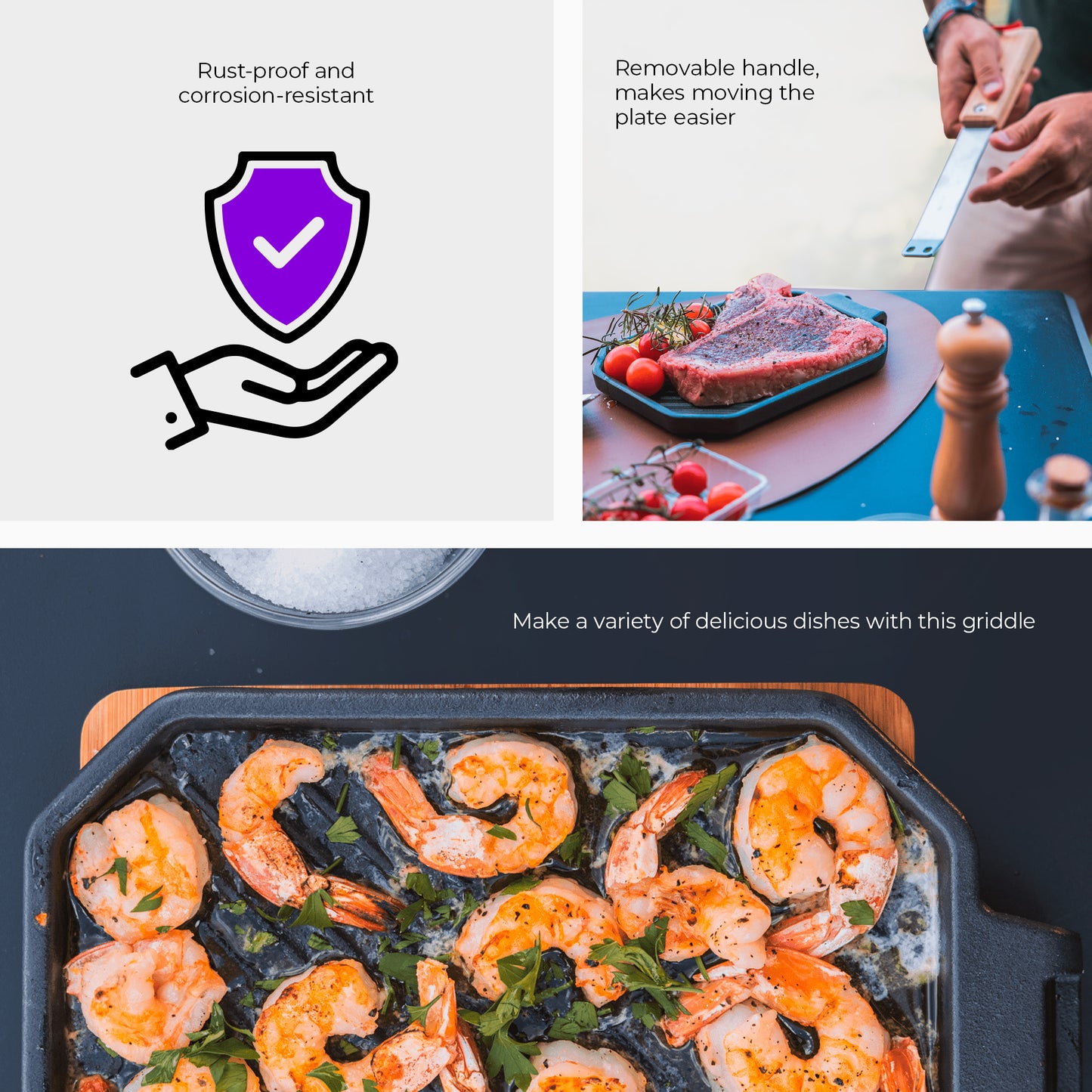 Cetro Cast Iron Frying Pan