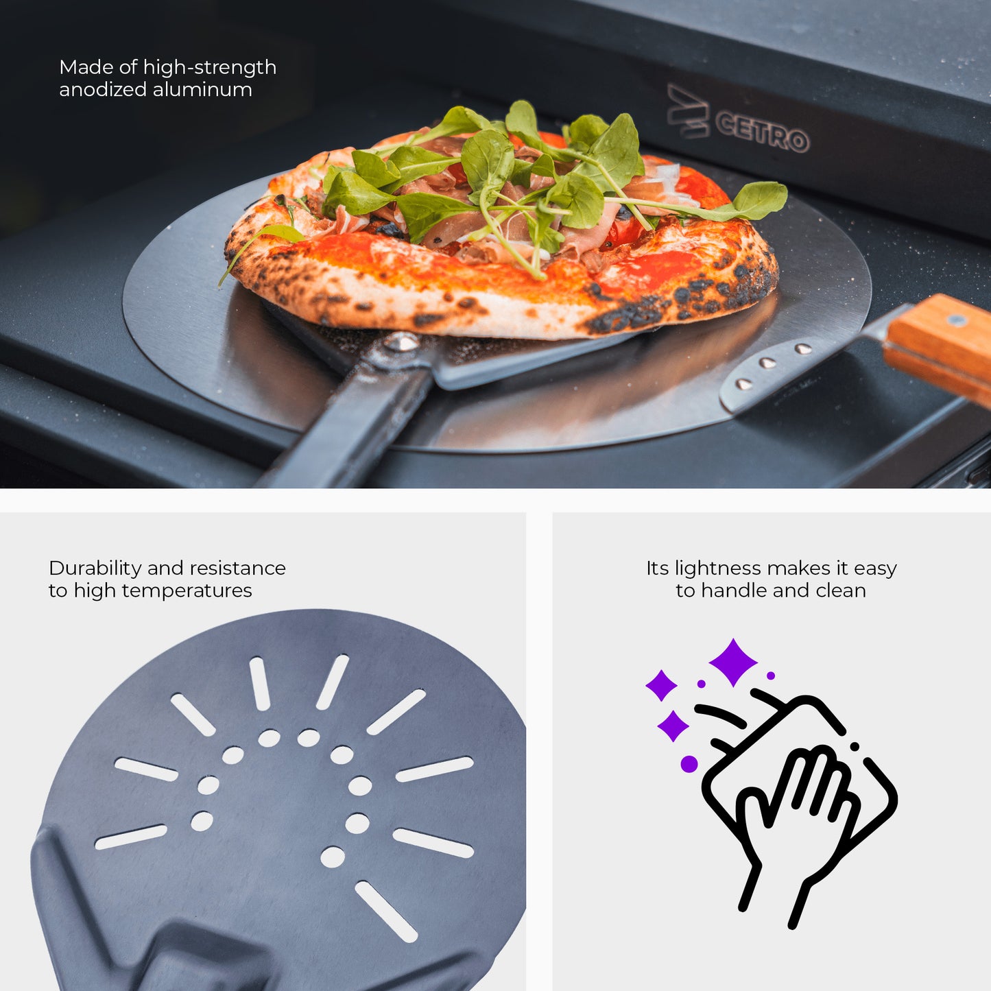 Cetro Pizza Turning Peel