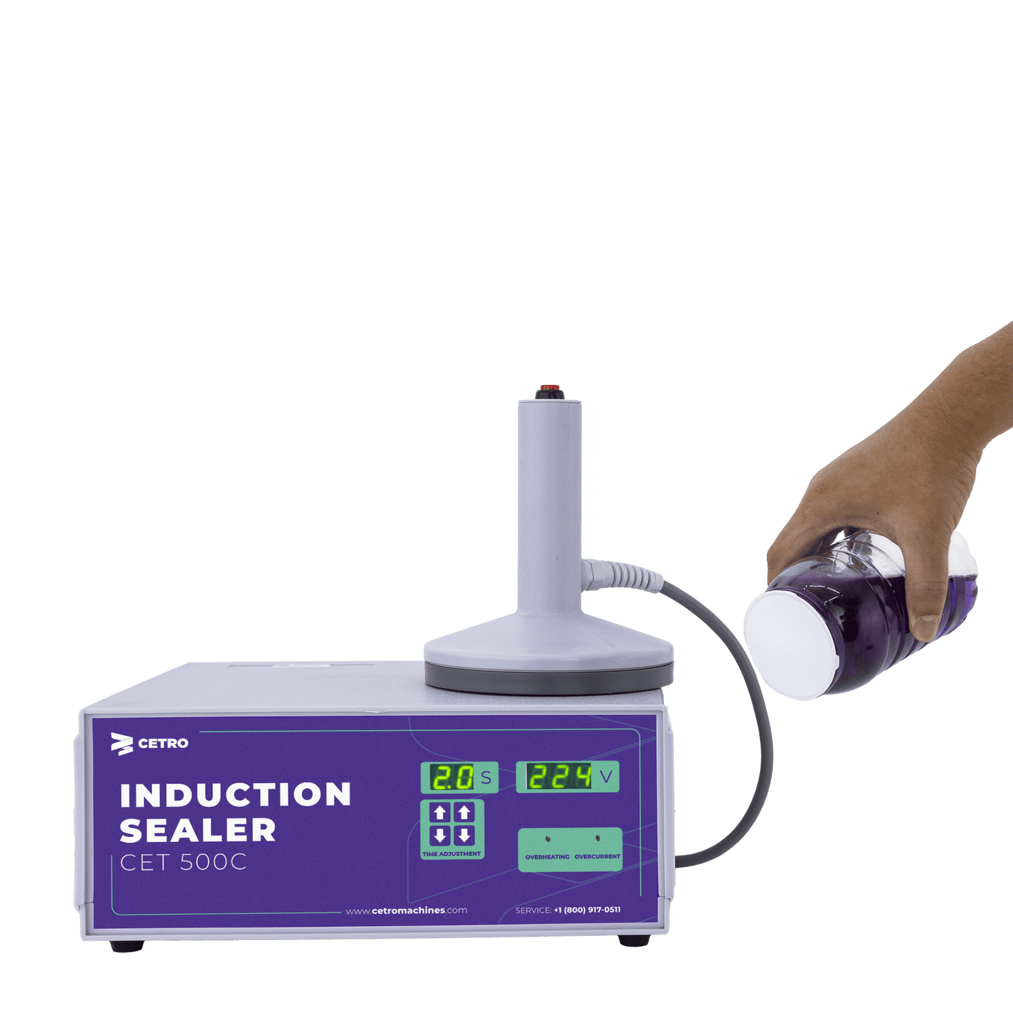 Cetro Manual Induction Sealer Machine CMSM I-130 T