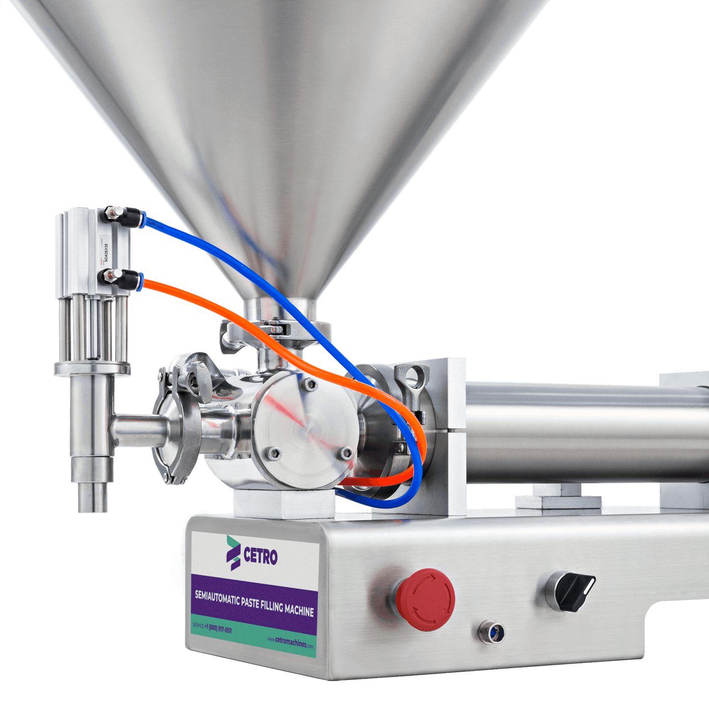 Cetro Semiautomatic Paste Filling Machine CSFM P-1000