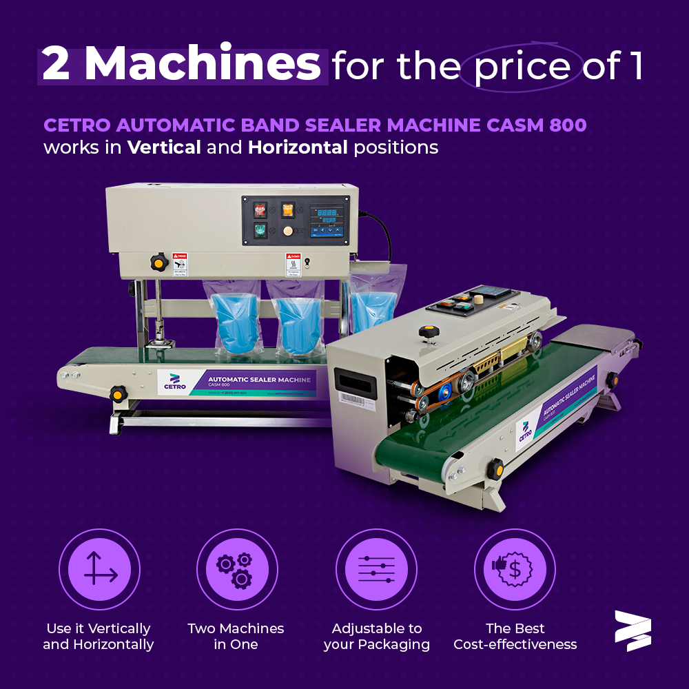 Cetro Automatic Band Sealer Machine CASM 800