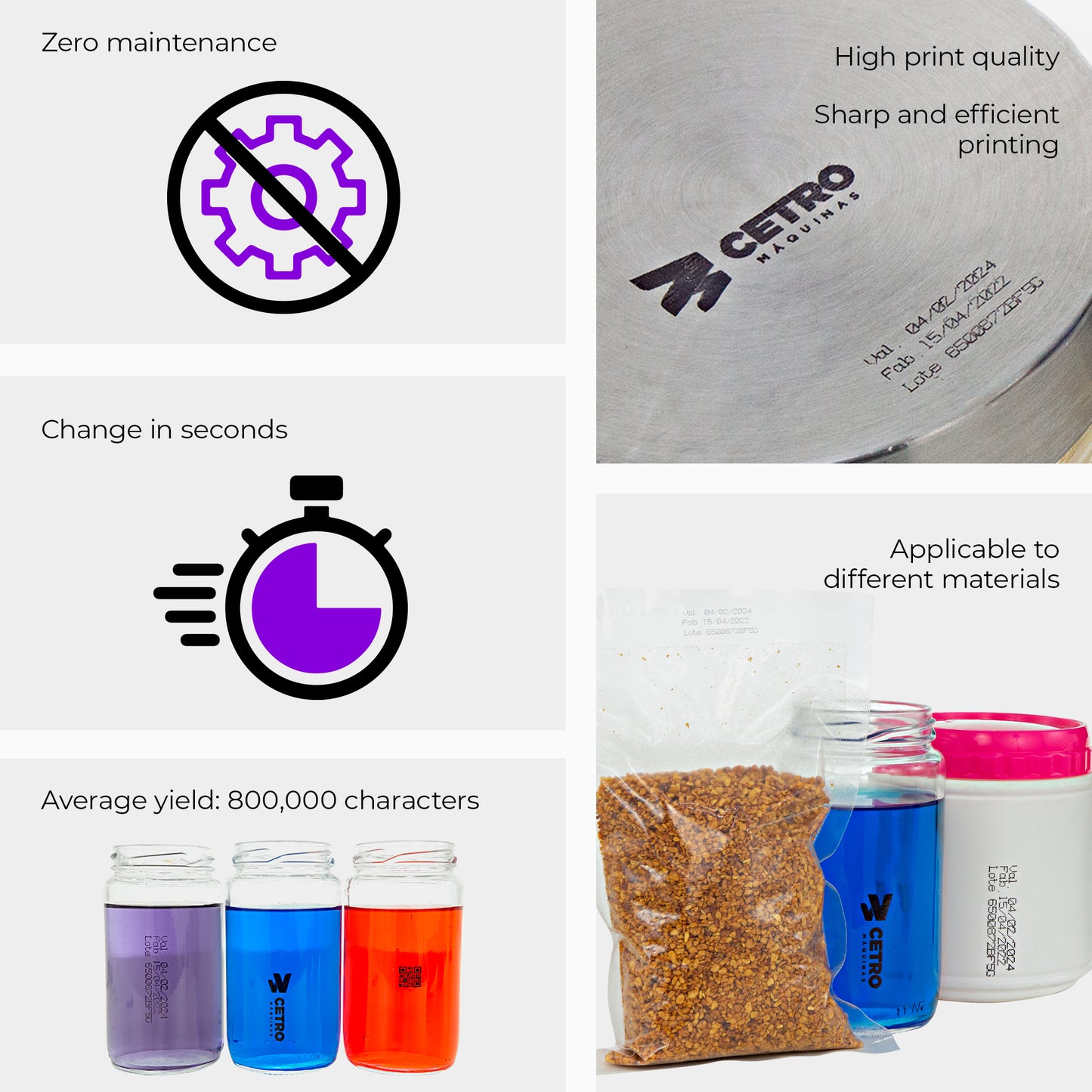 Cetro Solvent-based Inkjet Cartridge – Black