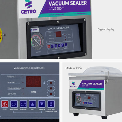 Cetro Chamber Vacuum Sealer CCVS 280 T