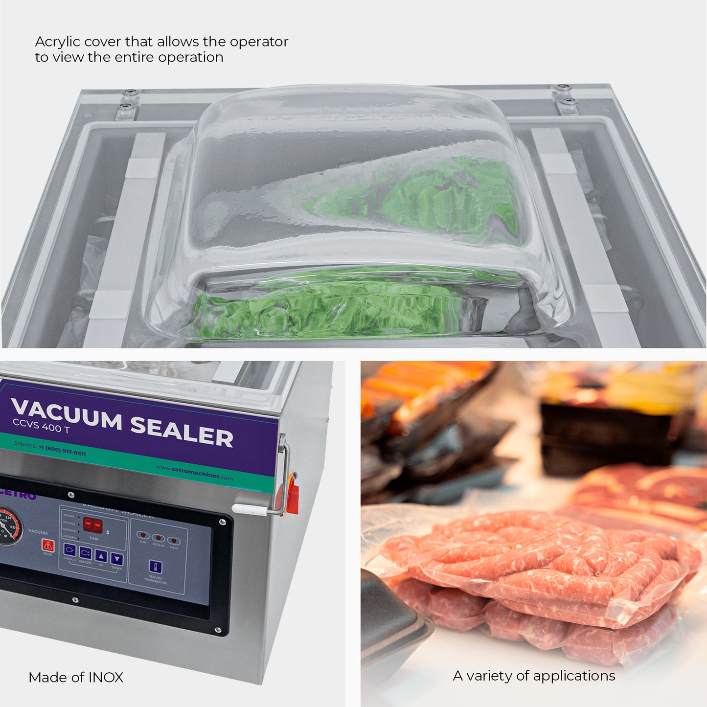 Cetro Chamber Vacuum Sealer CCVS 400 T