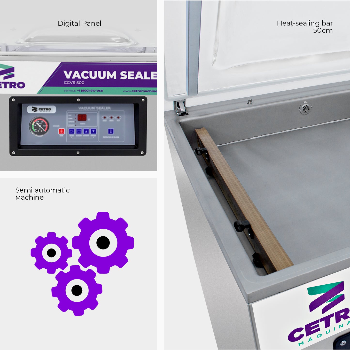 Cetro Chamber Vacuum Sealer CCVS 500