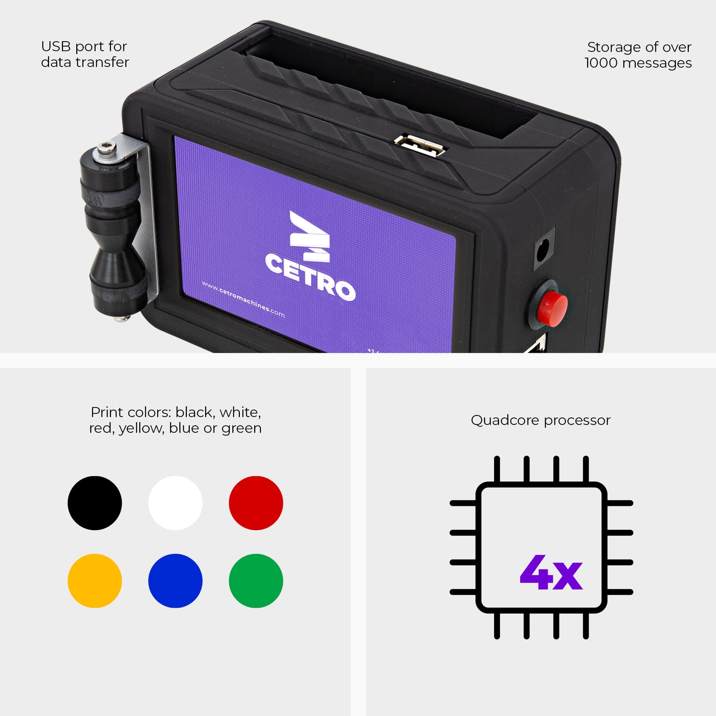 Cetro Inkjet Printer Machine Handjet 7